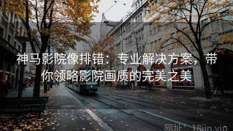 神马影院像排错：专业解决方案，带你领略影院画质的完美之美