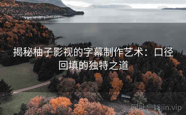 揭秘柚子影视的字幕制作艺术：口径回填的独特之道